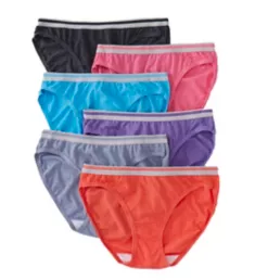 Heather Bikini Panties - 6 Pack