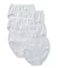 Fruit Of The Loom Cotton Brief Panty White - 6 Pack 6DBRIW1 - Image 4