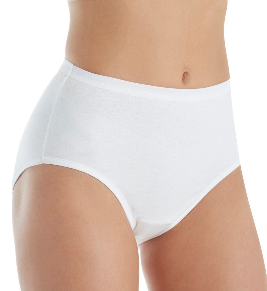 Fruit of the Loom FOL COTTON BRIEF 6DBRIW2 WHITE 8 6 ct