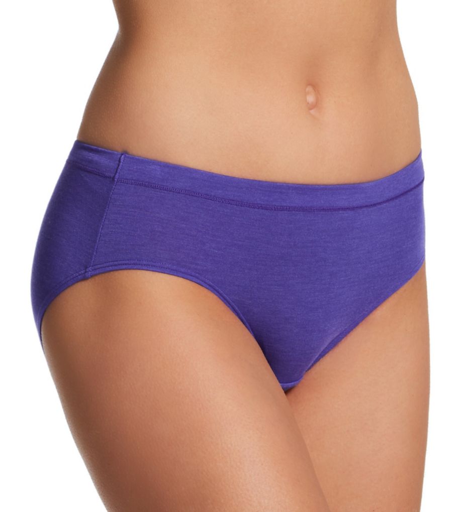 Soma 5-pack Women's Embraceable Super Soft Lace Hipster Underwear In Purple  Size Small