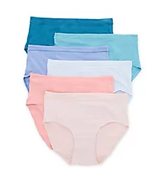 Beyond Soft Brief Panty - 6 pack Assorted Colors 5
