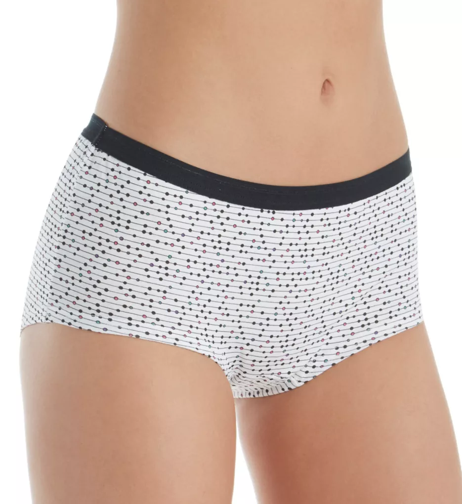 6pr Ladies White Cotton Panty Briefs Underwear Sizes 5-10 Fruit of the Loom