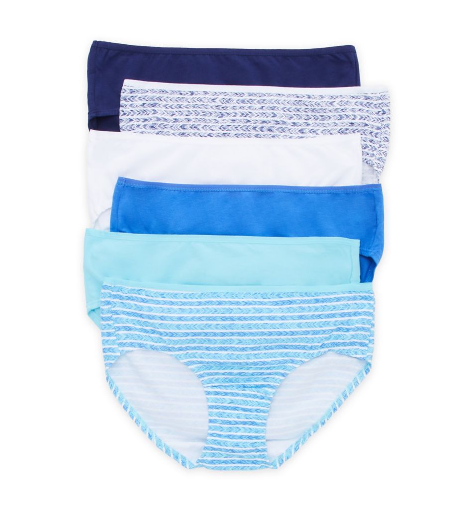 Fruit Of The Loom Women's Cotton Stretch Hipster Panty - 6 pack in Assorted Colors | Plus Size 5 | HerRoom.com