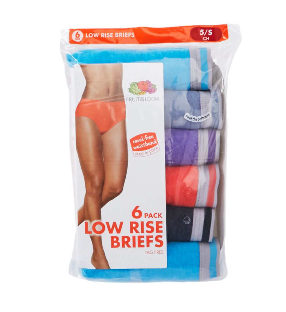 Fruit of the Loom Women's Low Rise Briefs 6 & 7 Pack