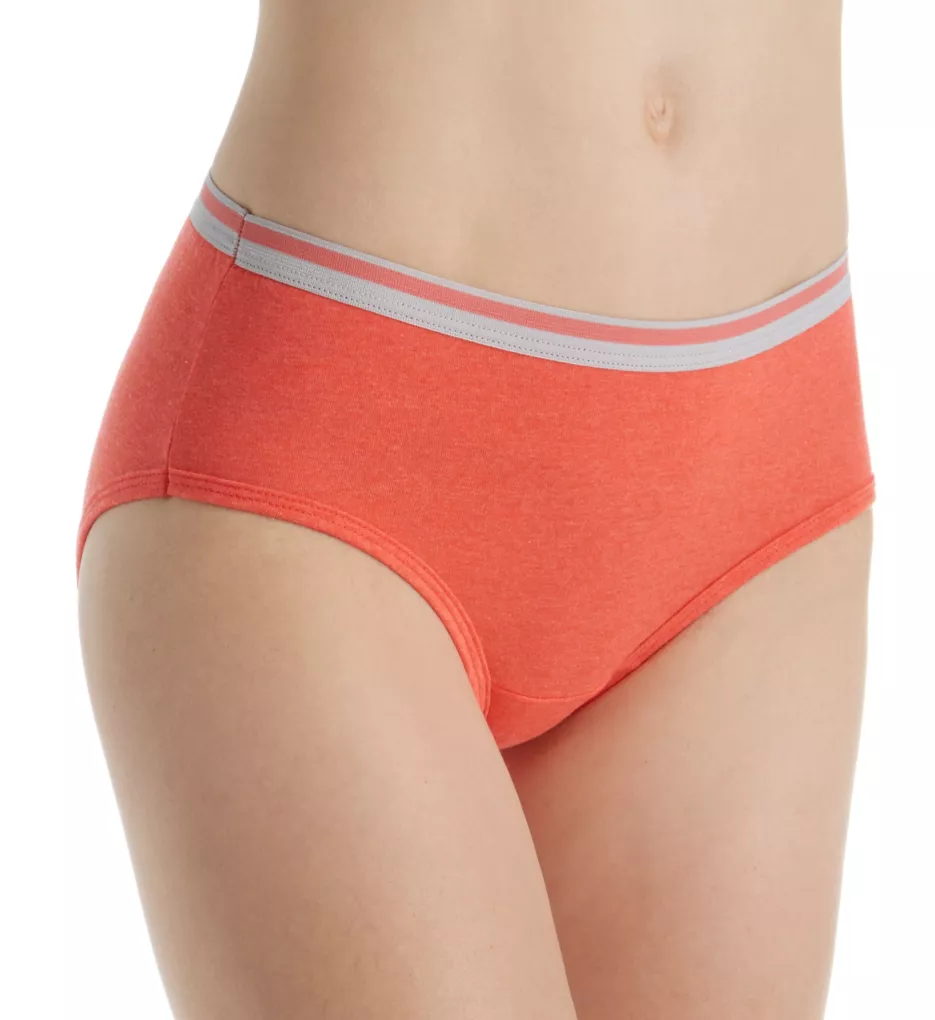 Heather Low Rise Hipster Panties - 6 Pack