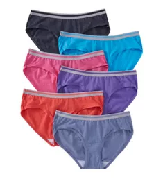 Heather Low Rise Hipster Panties - 6 Pack