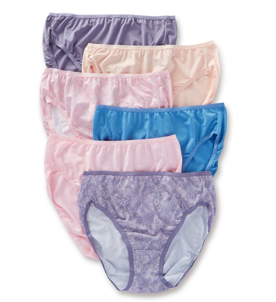 Fruit Of The Loom (2192389): Fruit Of The Loom 6DMFHC1 Microfiber Hi Cut Brief Panty - 6 Pack (Assorted 9) Fruit Of The Loom (2192389): Fruit Of The Loom 6DMFHC1 Microfiber Hi Cut Brief Panty - 6 Pack (Assorted 9)