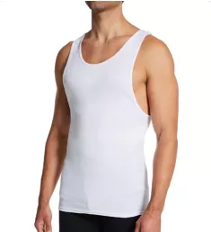 Big Man Cotton Ribbed A Tank - 6 Pack