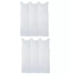 Big Man White A-Shirt - 6 Pack