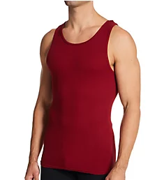 Assorted Cotton Ribbed A Tank - 6 Pack