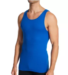 Big Man Assorted Cotton Ribbed A Tank - 6 Pack