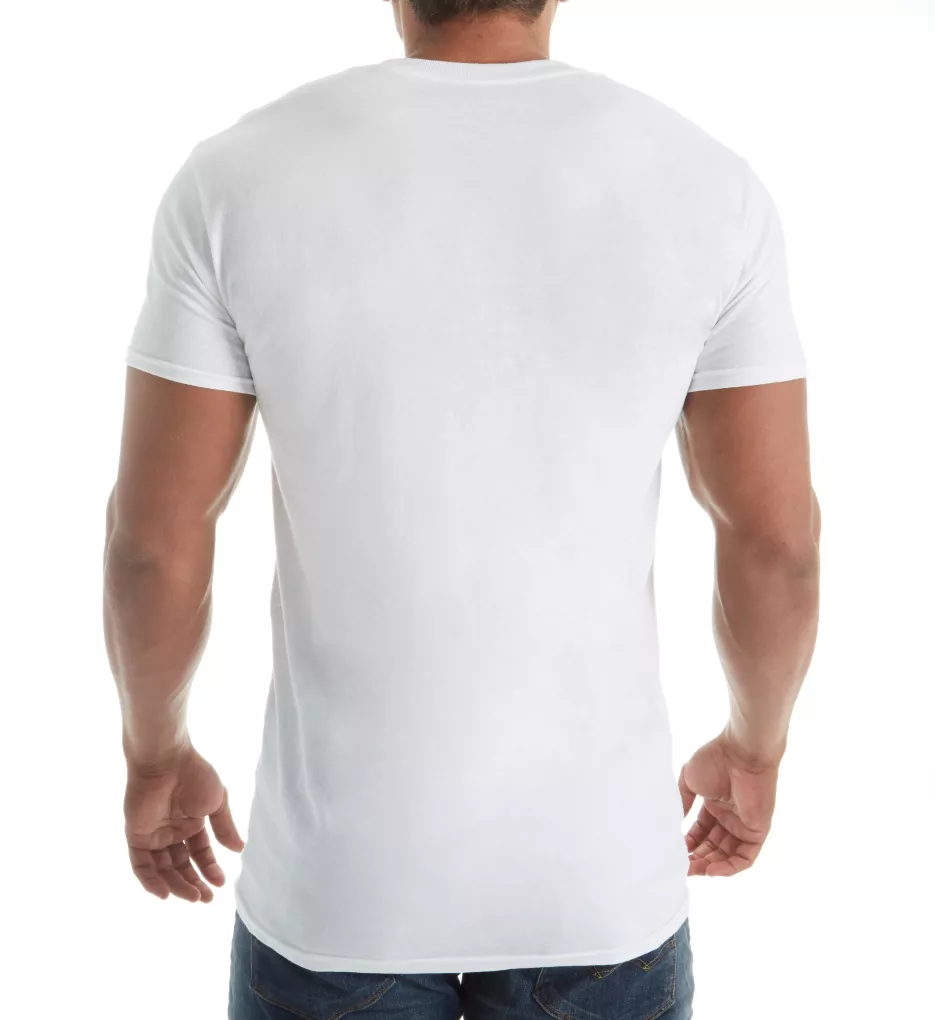 Stay Tucked Cotton Crew T-Shirt - 6 Pack WHT S