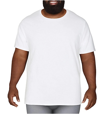 Fruit Of The Loom Big Man White Crew T-Shirt - 6 Pack