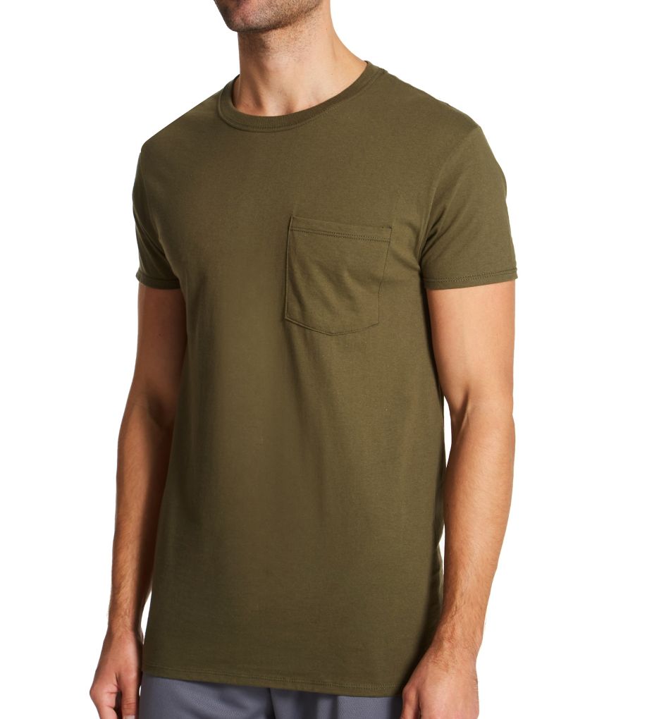 Fruit of the Loom Men's Fashion Pocket T-Shirts