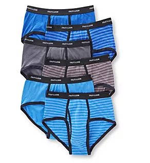 Stripes & Solids Briefs - 6 Pack