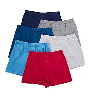 Assorted Knit Boxer - 6 Pack