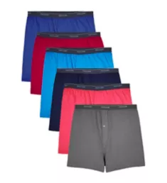 Big Man Assorted Knit Boxer - 6 Pack