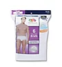 Fruit Of The Loom Extended Size Full Cut White Briefs - 6 Pack 6P7601X - Image 3