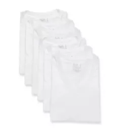 Stay Tucked Cotton V Neck T-Shirt - 6 Pack