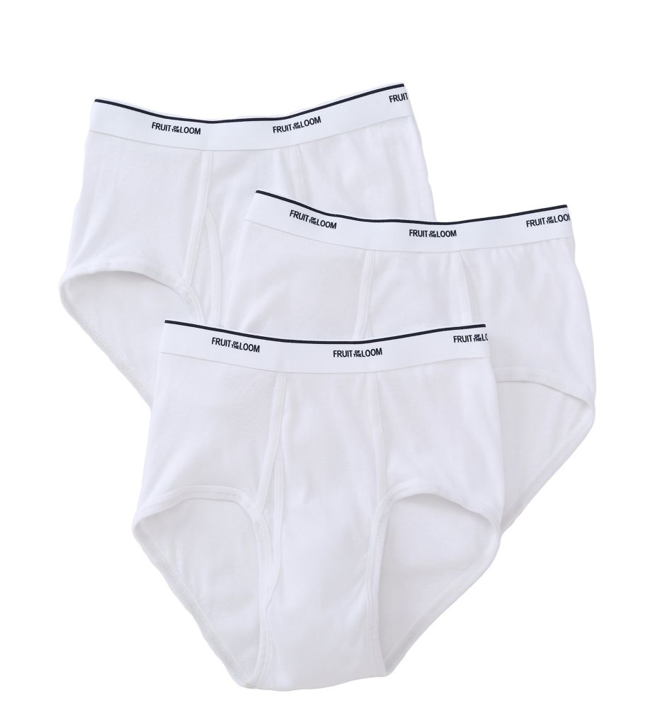 3-Pack Maxi Briefs, Cotton, White