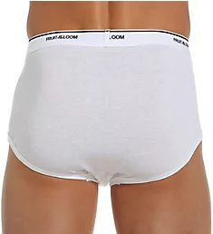 Extended Size 100% Cotton White Briefs - 3 Pack