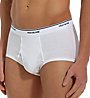 Fruit Of The Loom Extended Size 100% Cotton White Briefs - 3 Pack