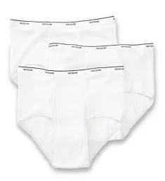 Big Man's 100% Cotton Full Cut Briefs - 3 Pack