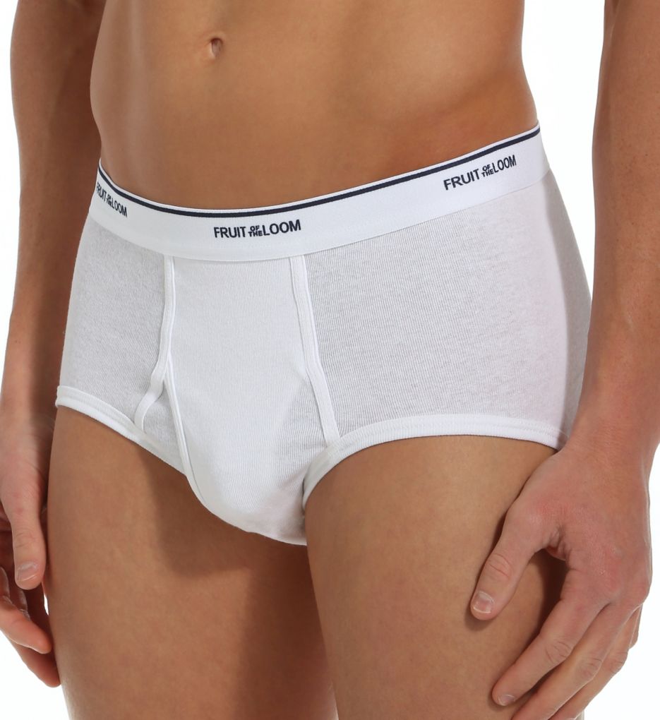 Big Man's 100% Cotton Full Cut Briefs - 3 Pack by Fruit Of The Loom