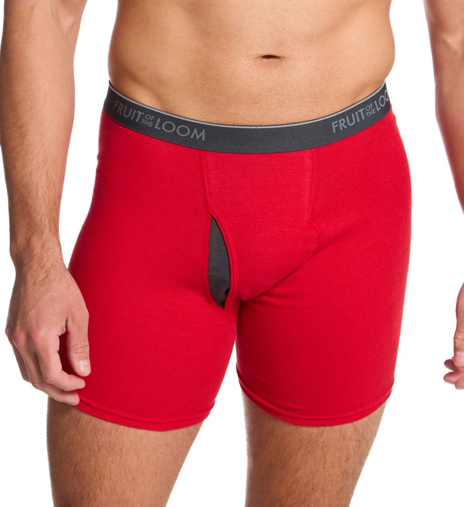 Fruit Of The Loom EverSoft Coolzone Assorted Boxer Briefs - 7 Pack 7BL7CAM - Image 1
