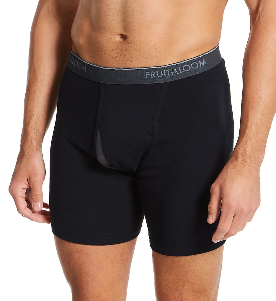 Coolzone Black Boxer Brief - 7 Pack
