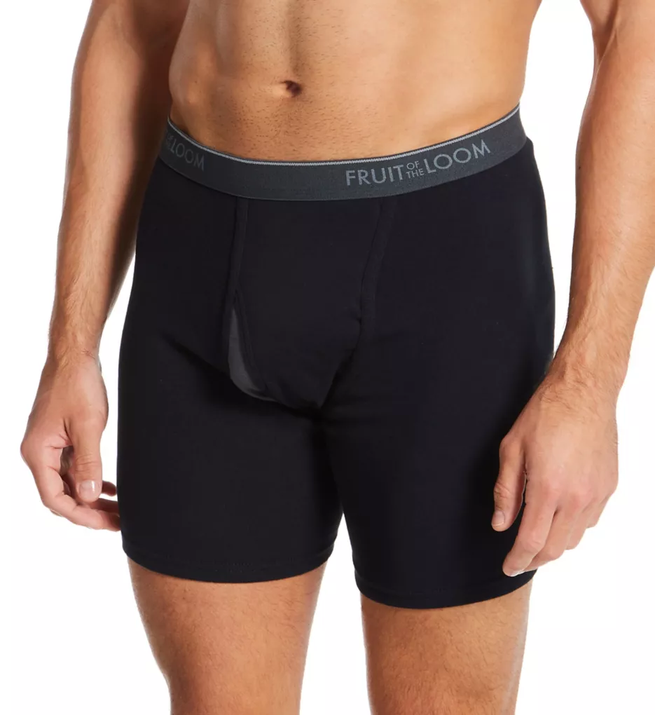 Coolzone Black Boxer Brief - 7 Pack BLK S