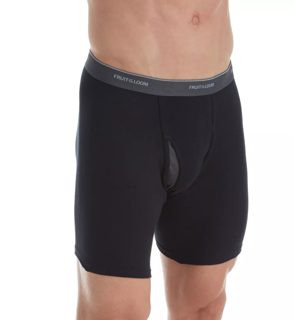 Big Man Cool Zone Boxer Brief - 7 Pack BLK 2XL