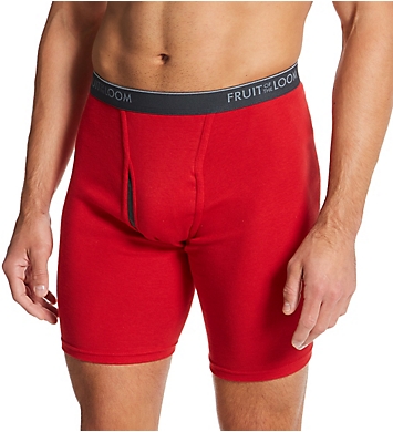 Fruit Of The Loom Coolzone Assorted Long Leg Boxer Brief - 7 Pack