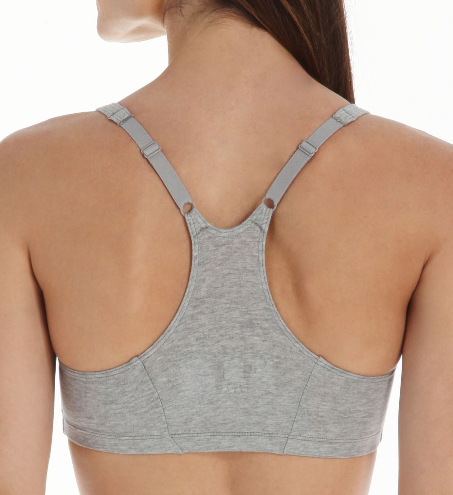 Fruit of the Loom Women's Shirred Front Sport Bra with Removable Pads, 2- Pack, White/Heather Grey, 34 : : Clothing, Shoes & Accessories