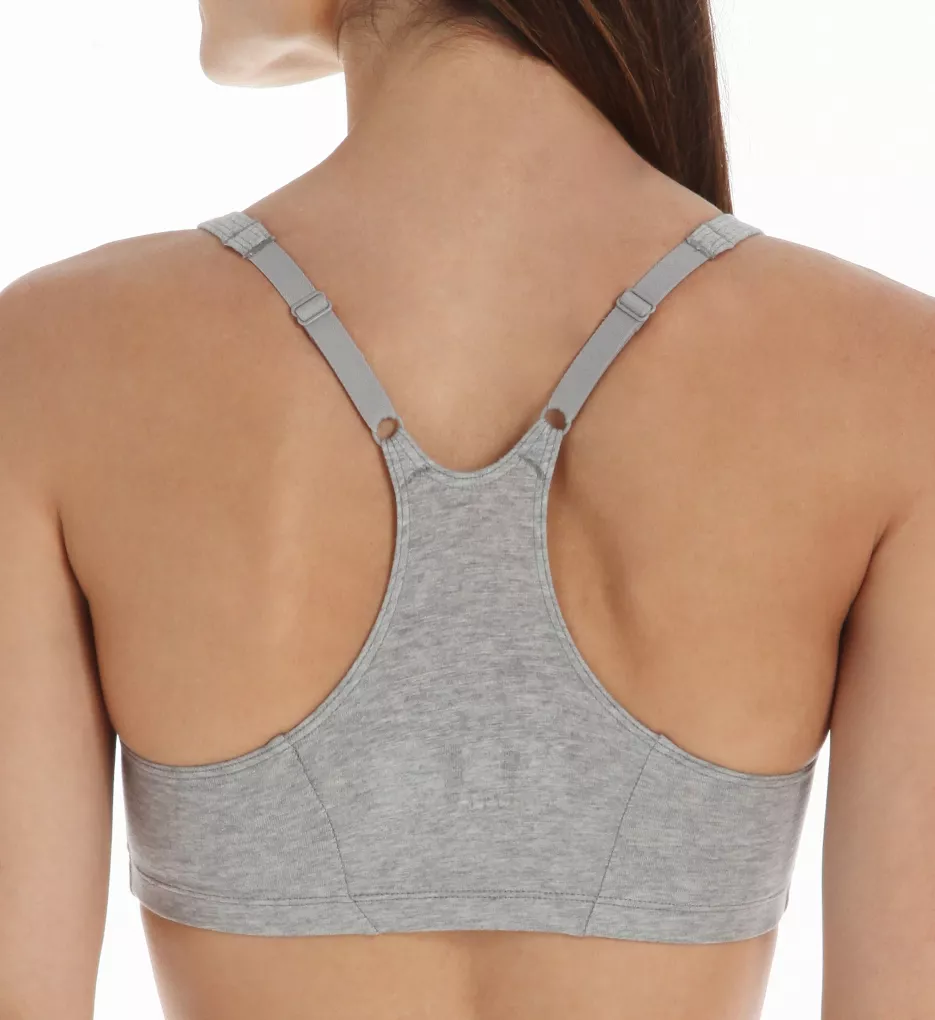 Fruit Of The Loom Shirred Front Racerback Sports Bra - 3 Pack 90011 - Image 2