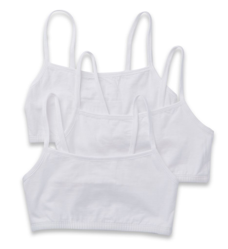 Total Comfort Racerback Bras - 3 Pack