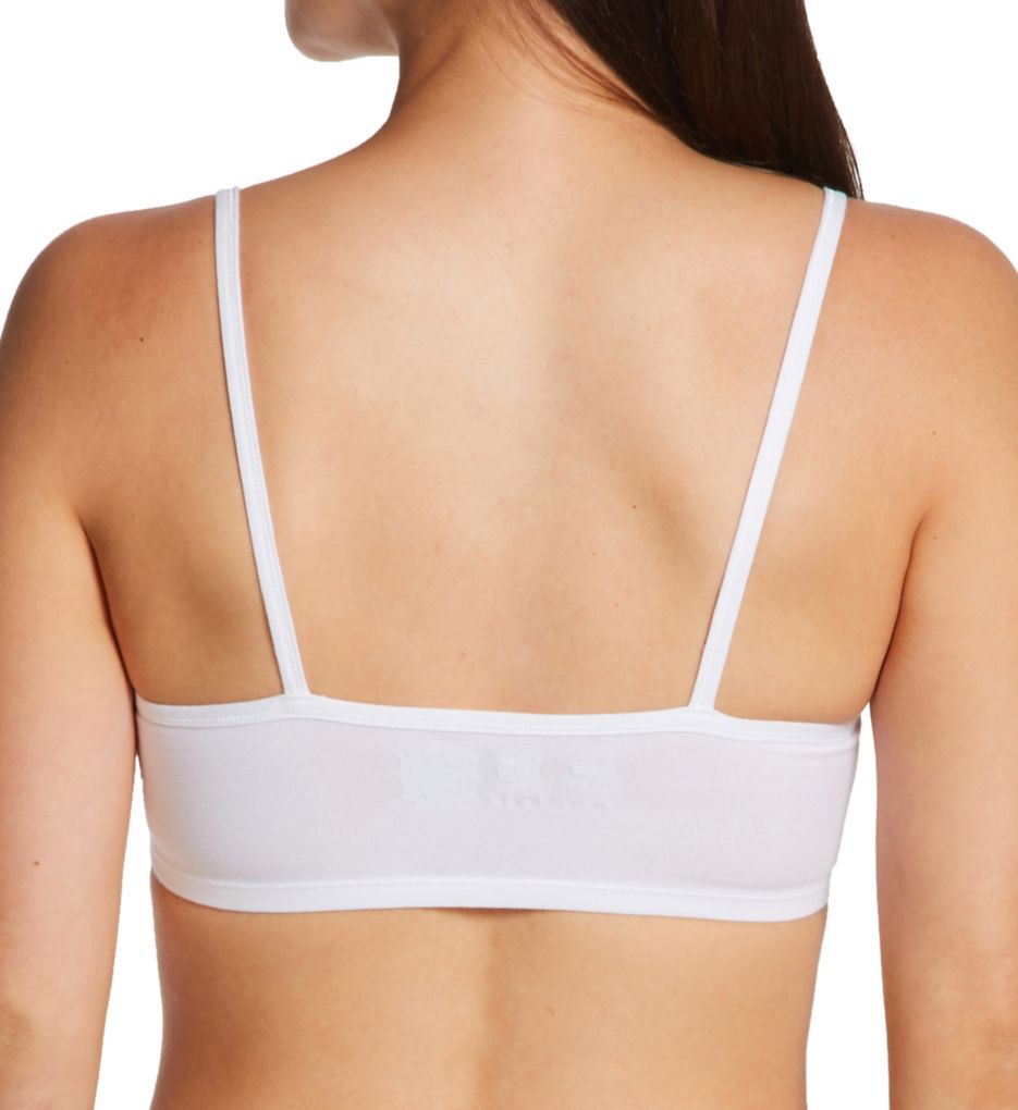 Fruit Of The Loom Spaghetti Strap Short Bra - 3 Pack White/White/White 32  - Image 2