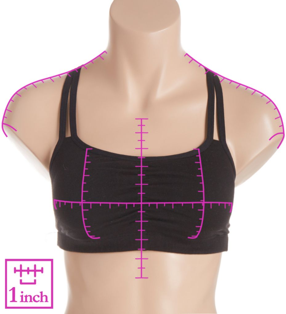 Fruit Of The Loom Spaghetti Strap Bra - 3 Pack 9036RP - Image 3