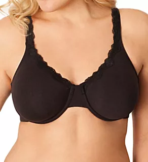 Extreme Comfort Bra Black W/ Black Lace 34B