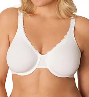 Extreme Comfort Bra White W/ White Lace 34C