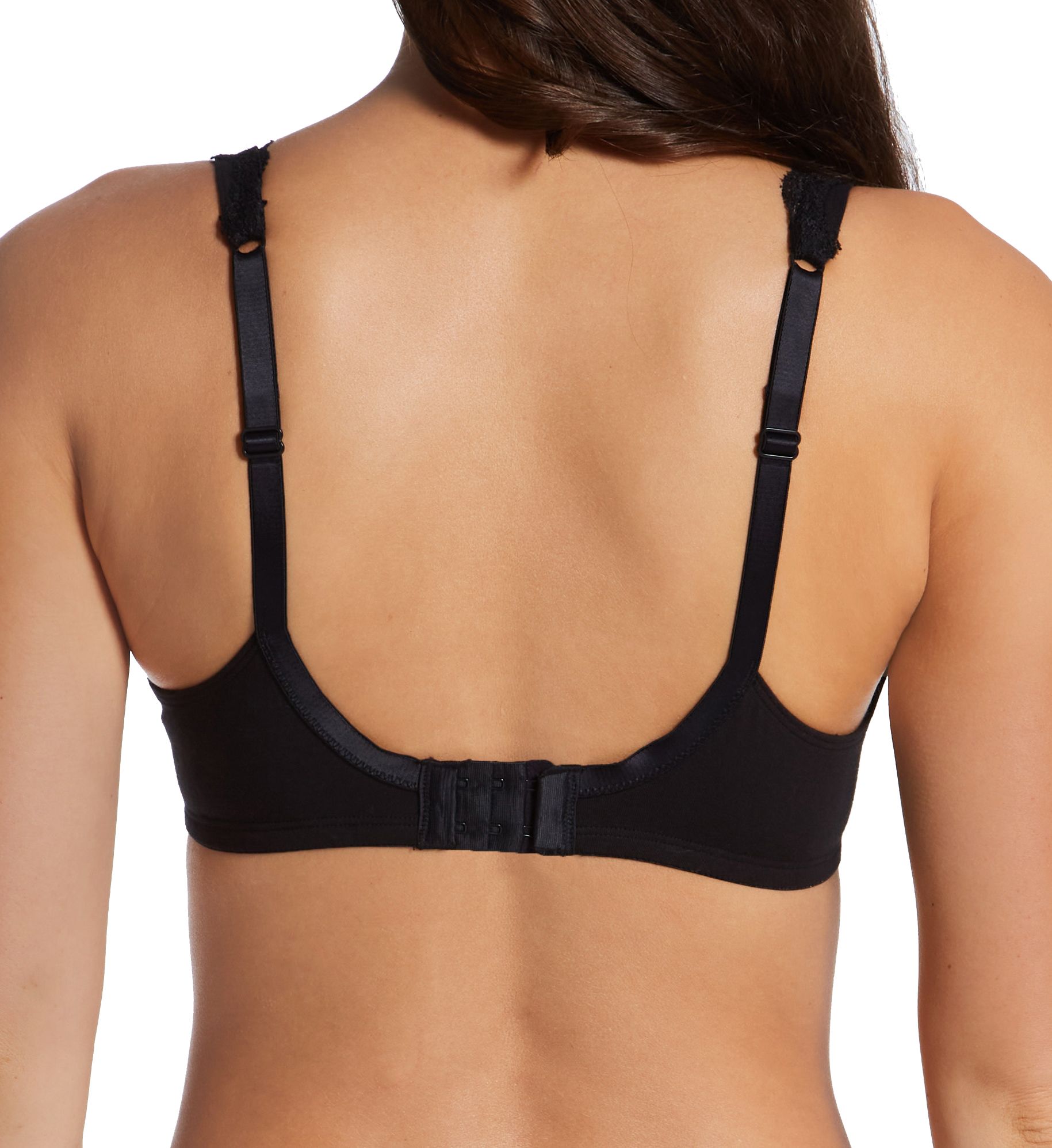 Fruit Of The Loom Extreme Comfort Bra Black W/ Black Lace 40C  - Image 2