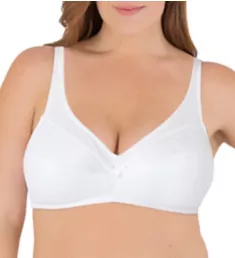 Body Cottons Wire-Free Bra White 38D