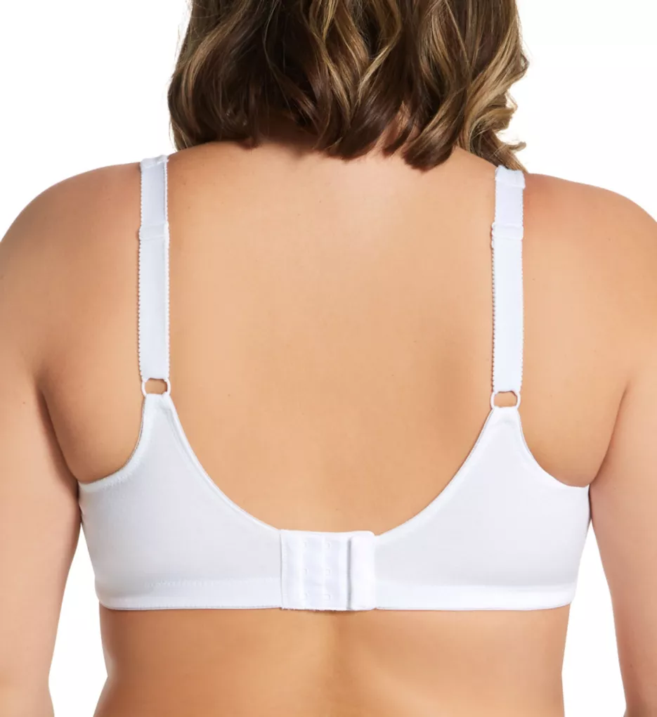 Fruit of the Loom Women's Wirefree Cotton Bralette 2-Pack Black/White 38C