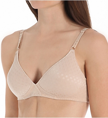 Fruit Of The Loom Jacquard Lightly Padded Wirefree Bra