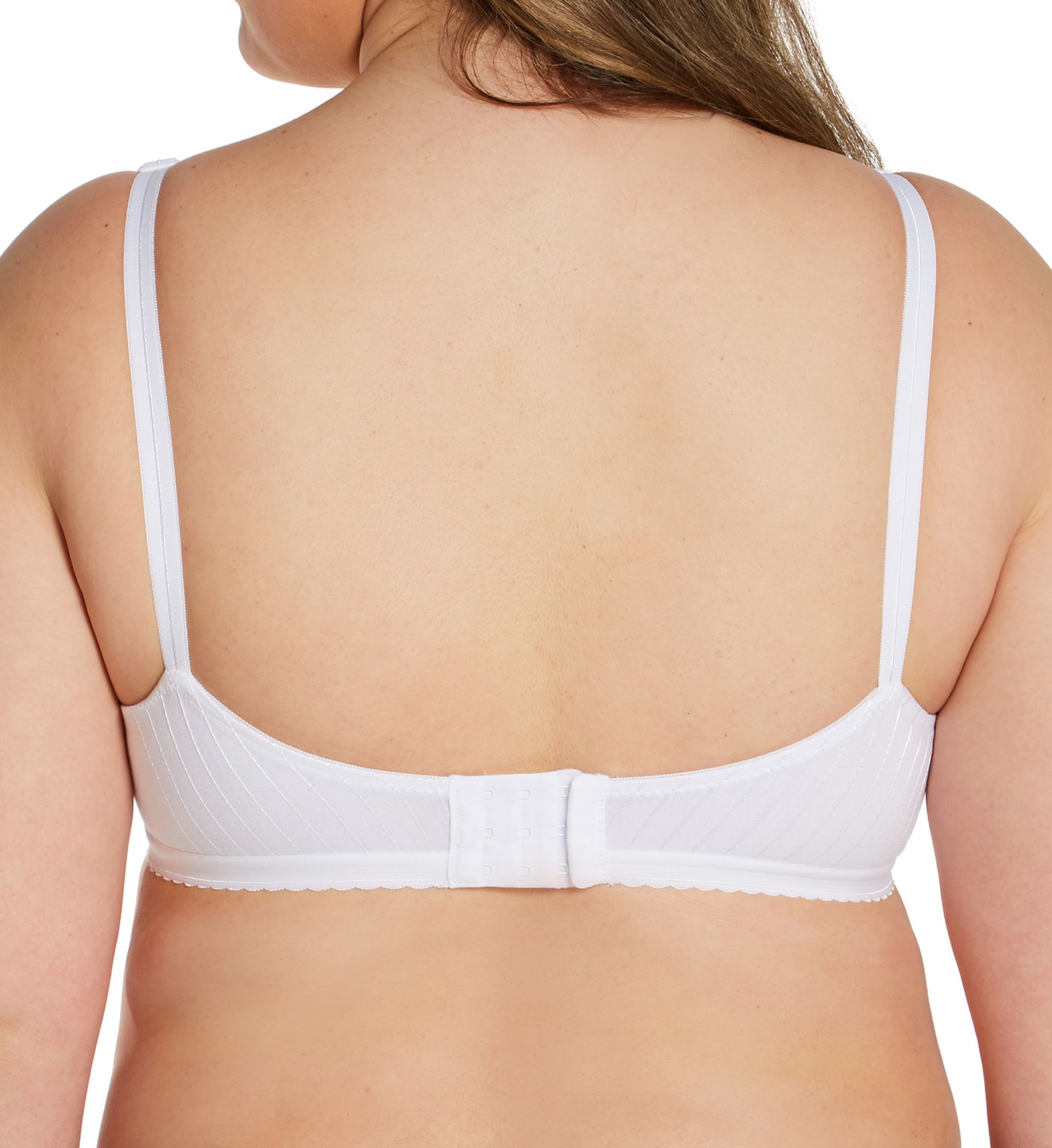 Fruit Of The Loom Fiber Fill Wirefree Bra - 2 Pack White/Bittersweet Pink 40C  - Image 2