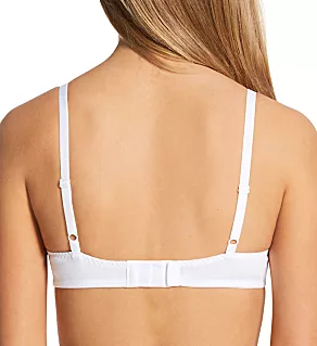 Cotton Wire-Free Bra - 2 Pack White/White 34A
