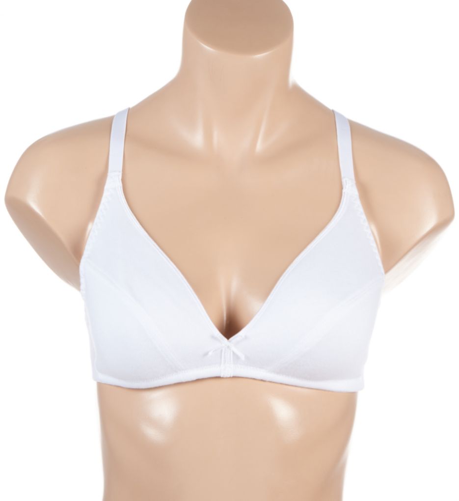 Fruit of the Loom Women's White Cotton Wire Free Bra 2-Pack 96255 – Good's  Store Online