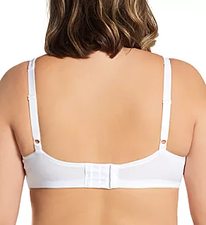 Body Cotton Wireless Bra White 38B