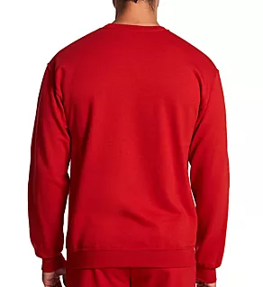 Eversoft Fleece Crew Sweatshirt RED L
