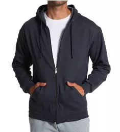 Eversoft Full Zip Fleece Hoodie Sweatshirt Blahth L